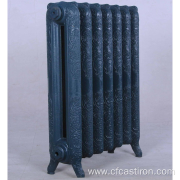 Antique ornate cast iron radiator